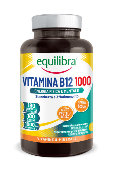 Vitamina B12 1000 per l'energia fisica e mentale