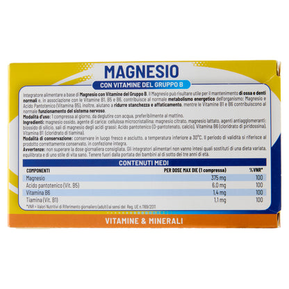 Magnesio con Vitamine B in compresse