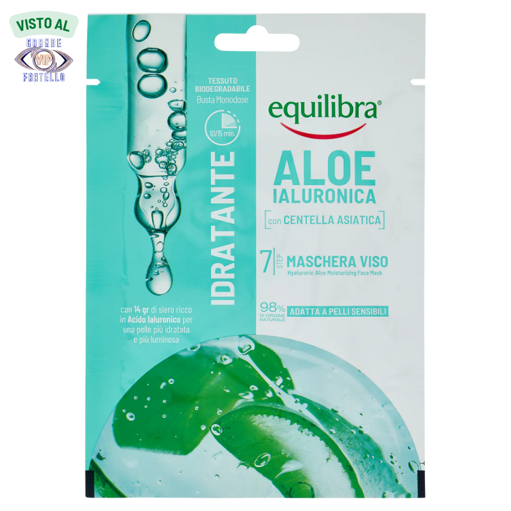 Maschera Viso Idratante Aloe Ialuronica