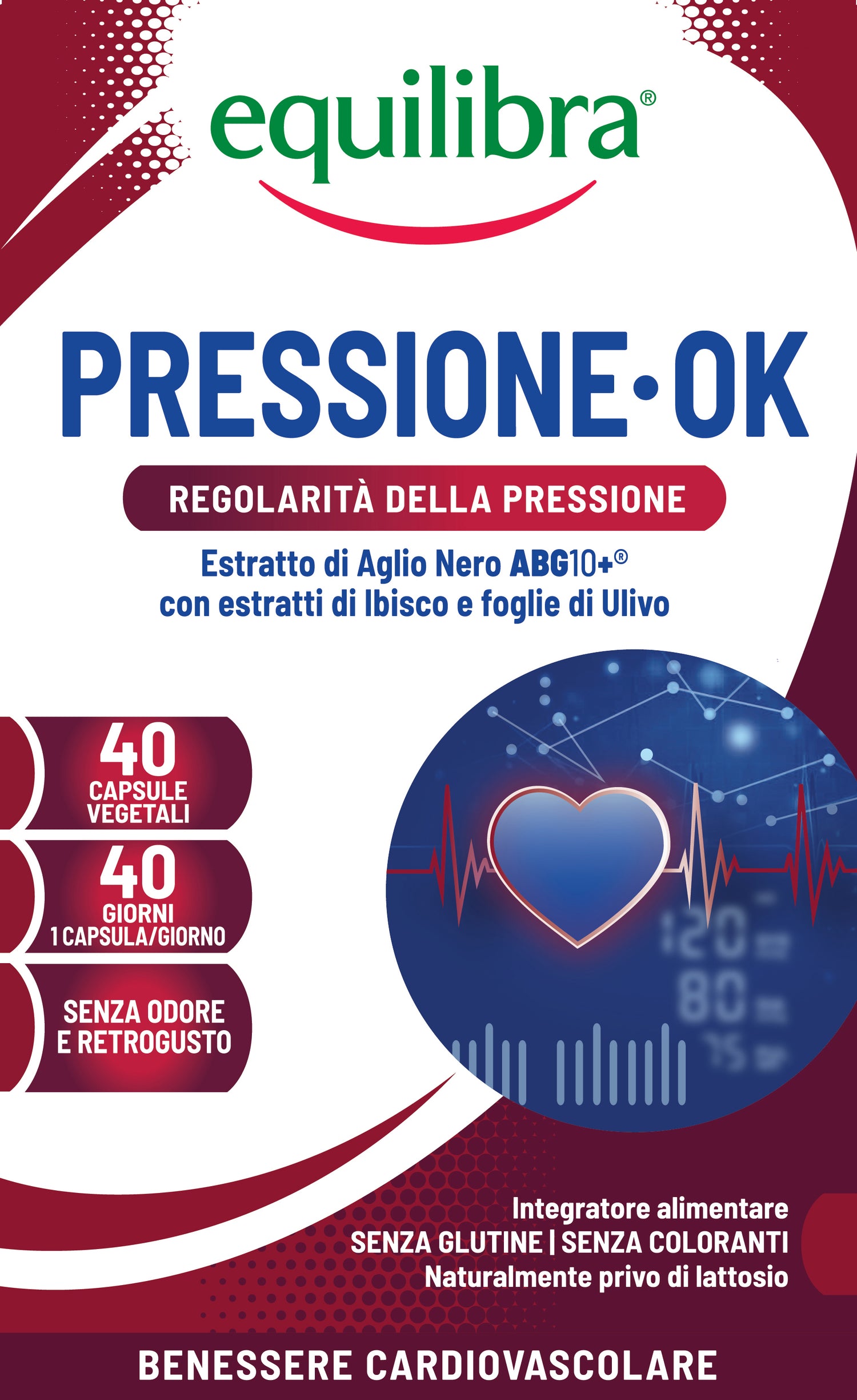 Pressione Ok per la regolarità della pressione