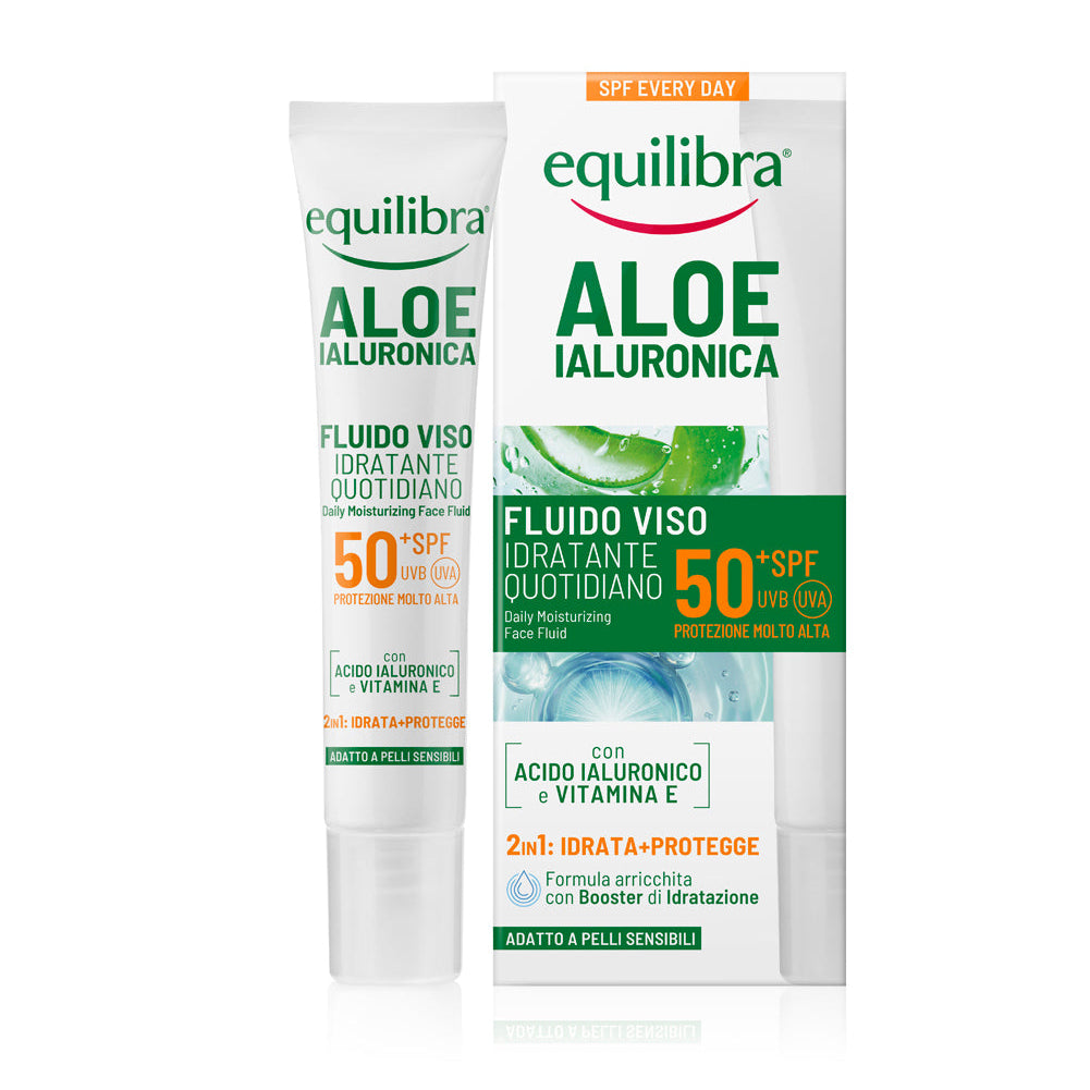 Fluido Viso Idratante SPF 50+ Aloe Ialuronica