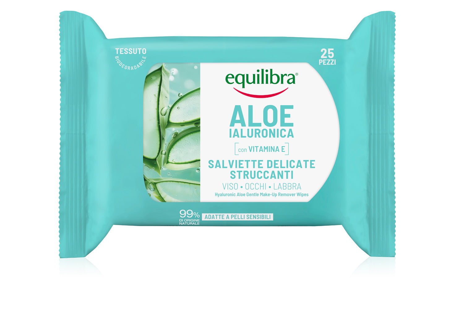 Salviette Delicate Struccanti Aloe Ialuronica
