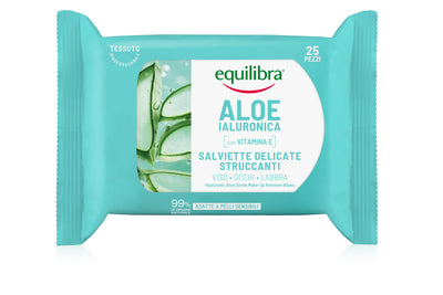 Salviette Delicate Struccanti Aloe Ialuronica