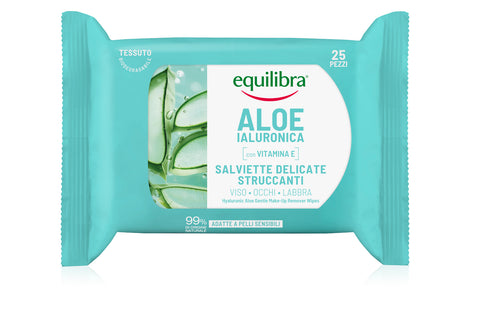 Salviette Delicate Struccanti Aloe Ialuronica
