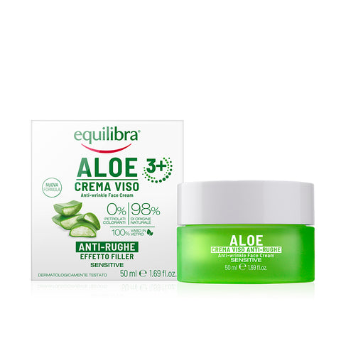 Crema Viso Anti-rughe Aloe Effetto Filler