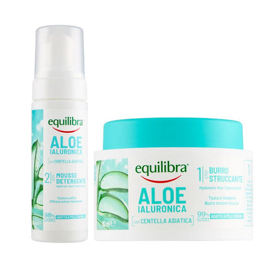 Burro Struccante & Mousse Detergente Aloe Ialuronica
