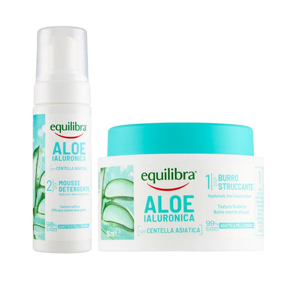 Burro Struccante &amp; Mousse Detergente Aloe Ialuronica