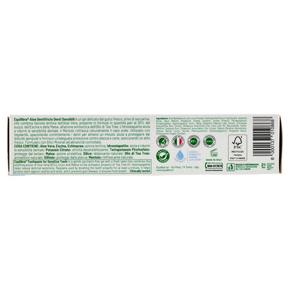Dentifricio Denti Sensibili Aloe