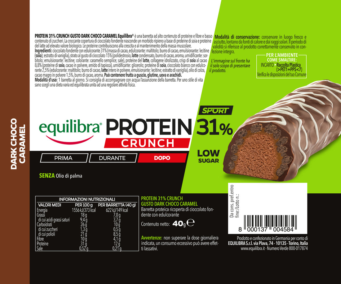 Protein 31% Low Sugar Crunch Dark Choco Caramel