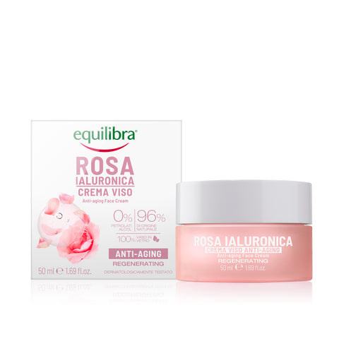 Crema Viso Anti-aging Rosa Ialuronica