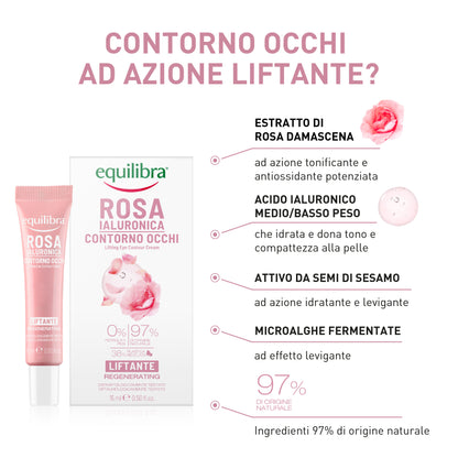 Contorno Occhi alla Rosa Ialuronica