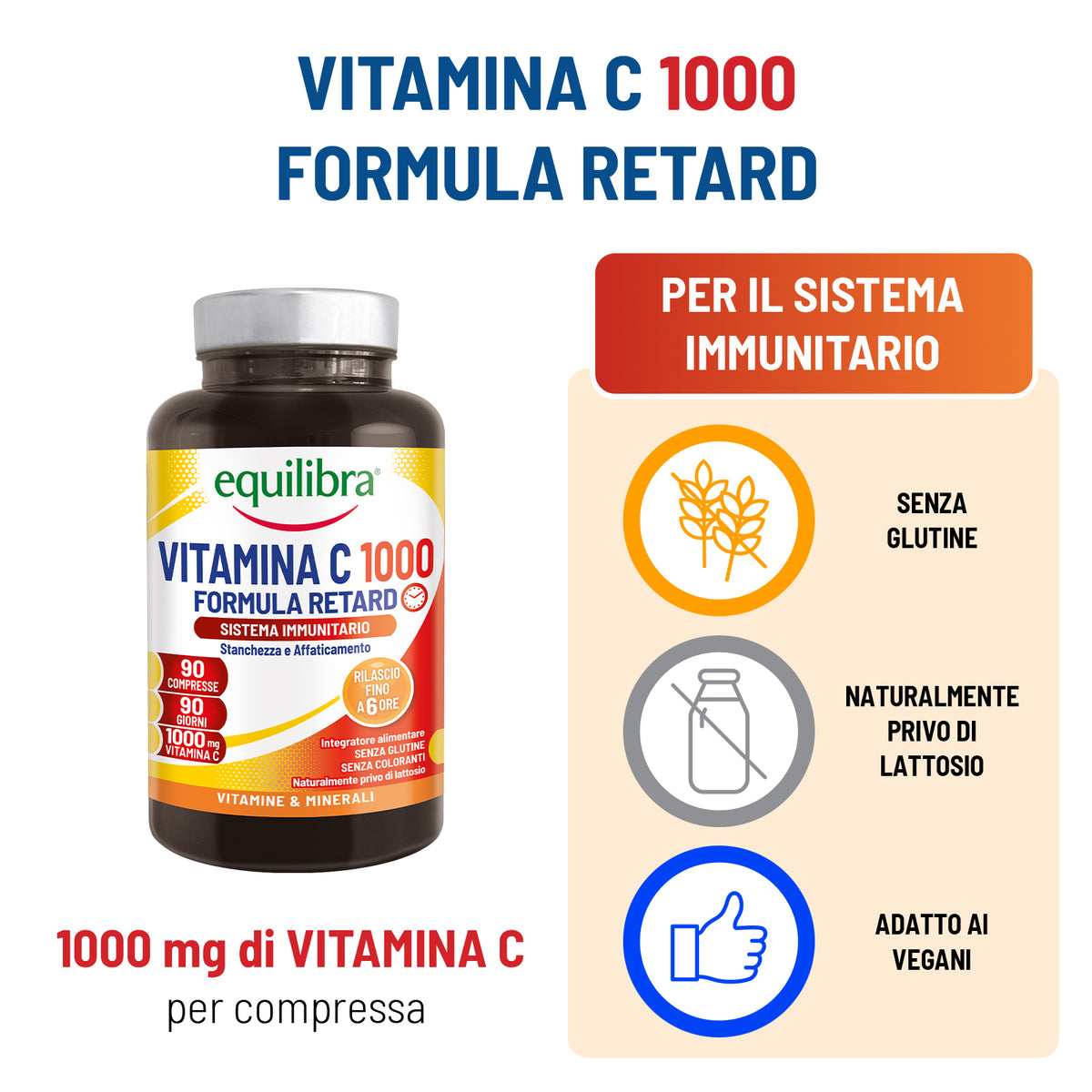 Vitamina C 1000 per il sistema immunitario