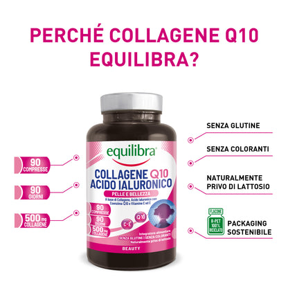 Bundle x 3 Collagene Q10 e Acido Ialuronico per la pelle e la bellezza