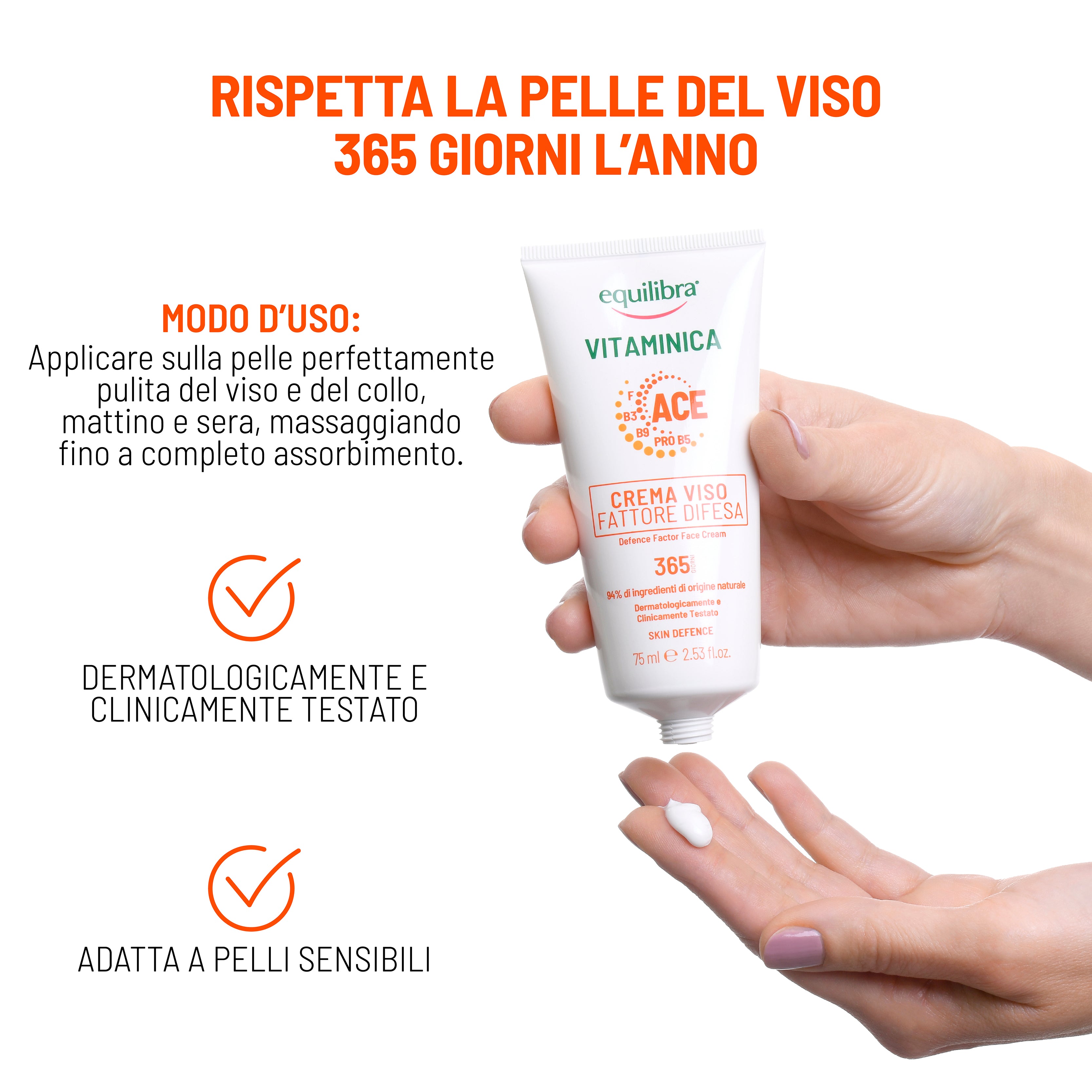 Vitaminica Crema Viso Fattore Difesa 365