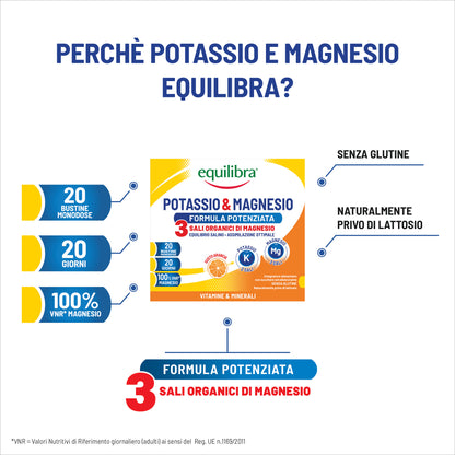 Bundle x3 Potassio e Magnesio 3 Formula Potenziata per il reintegro dei sali minerali
