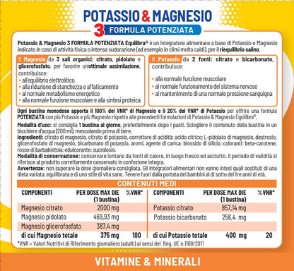 Potassio &amp; Magnesio 3 Formula Potenziata