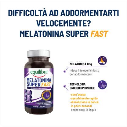 Melatonina Super Fast per dormire