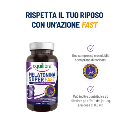 Melatonina Super Fast per dormire