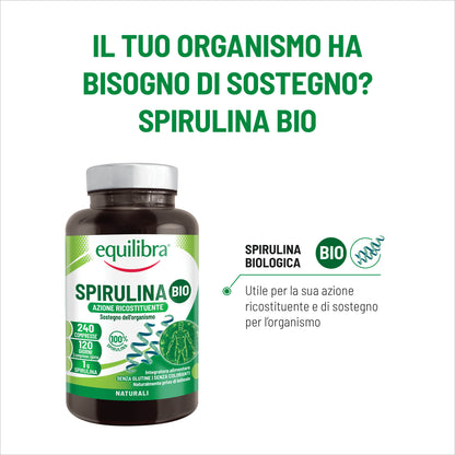 Spirulina Bio ad azione ricostituente e di sostegno