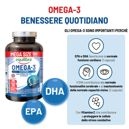 OMEGA 3 Mega Size Scorta 6 mesi