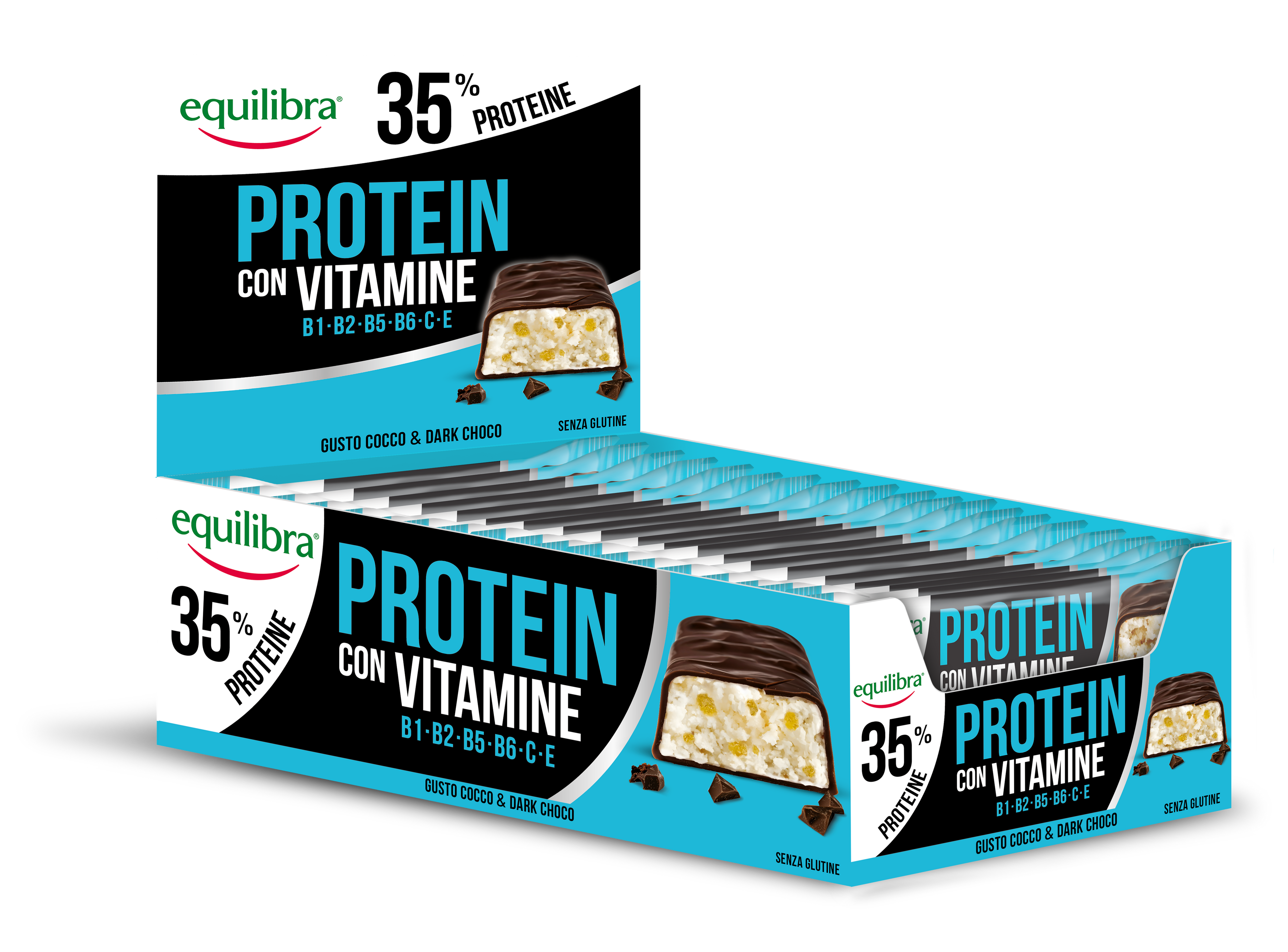 Barrette x 24 Protein 35% Cocco &amp; Dark Choco