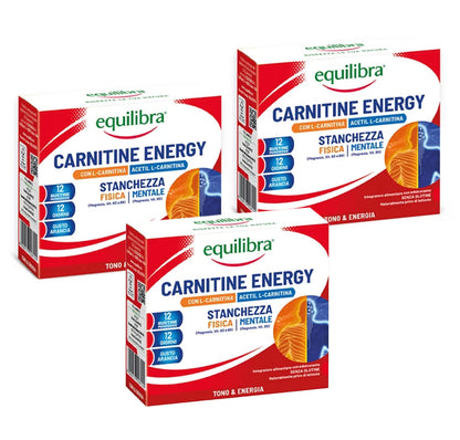 Bundle x 3 Carnitine Energy per stanchezza fisica e mentale