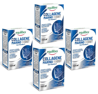 Bundle x4 Collagene Marino boost per la pelle e la bellezza