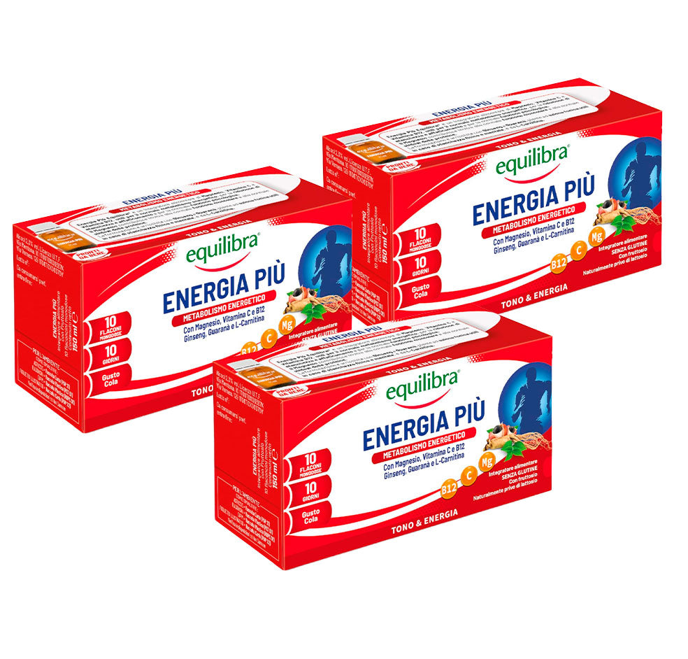Bundle x 3 Energia Più per il metabolismo energetico