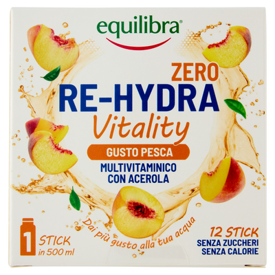 Re-Hydra Vitality Zero con Acerola - Gusto Pesca
