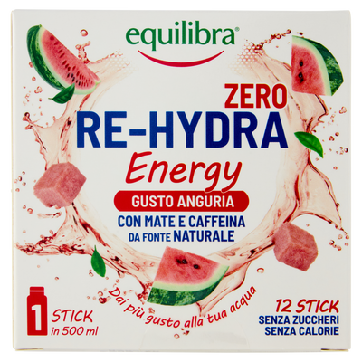 Re-Hydra Energy con Matè e Caffeina - Gusto Anguria