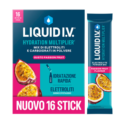 Liquid I.V.® Hydration Multiplier® Passion Fruit 16 Sticks