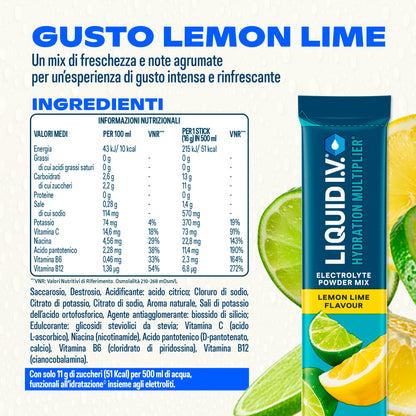 Liquid I.V.® Hydration Multiplier® Lemon Lime 16 Sticks