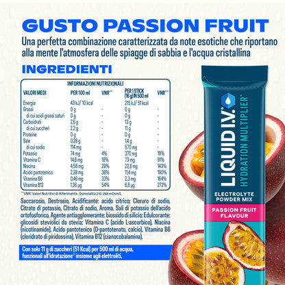 Liquid I.V.® Hydration Multiplier® Passion Fruit 16 Sticks