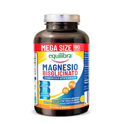 Magnesio Bisglicinato Mega Size Scorta per 6 mesi