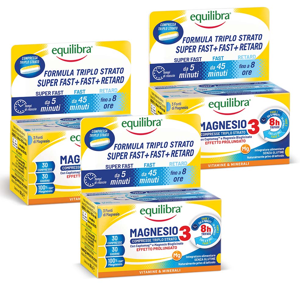 Bundle x3 Magnesio compresse triplo strato