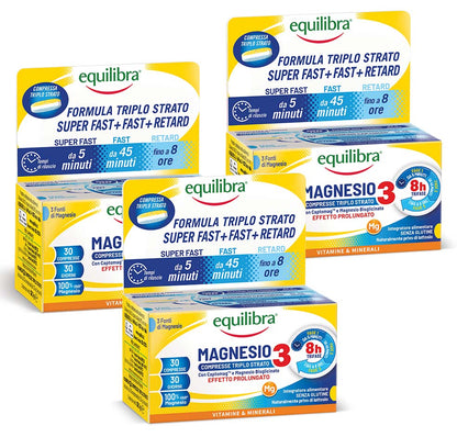 Bundle x3 Magnesio compresse triplo strato