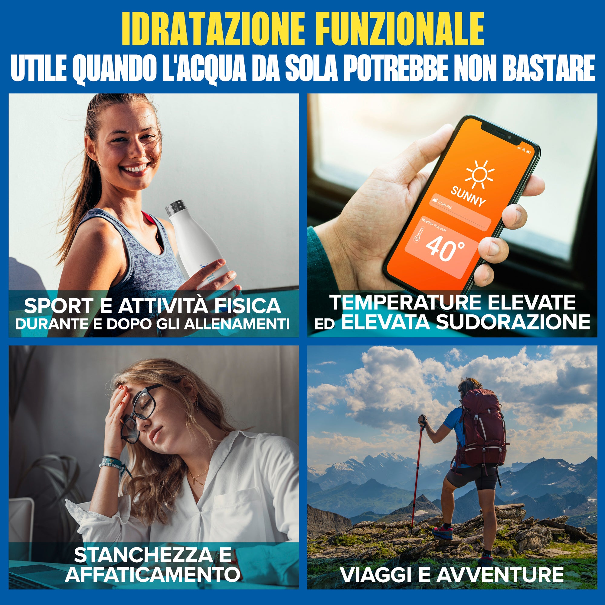 x4 Liquid I.V.® Hydration Multiplier® Lemon Lime e Passion Fruit