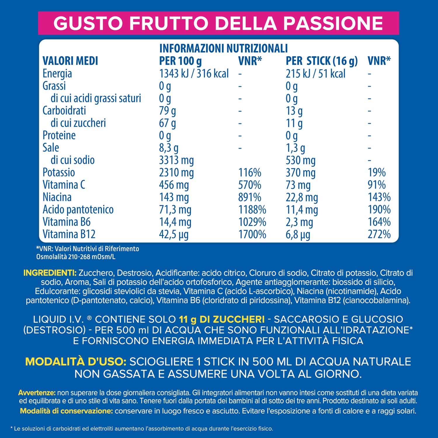 x4 Liquid I.V.® Hydration Multiplier® Lemon Lime e Passion Fruit