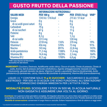 x4 Liquid I.V.® Hydration Multiplier® Lemon Lime e Passion Fruit