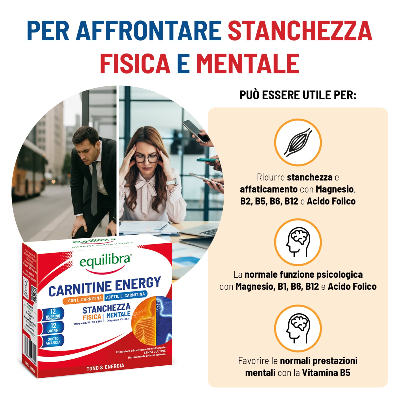 Carnitine Energy per stanchezza fisica e mentale