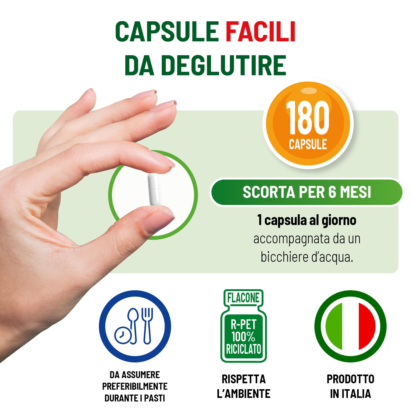 Biotina Complex Mega Size Scorta per 6 mesi