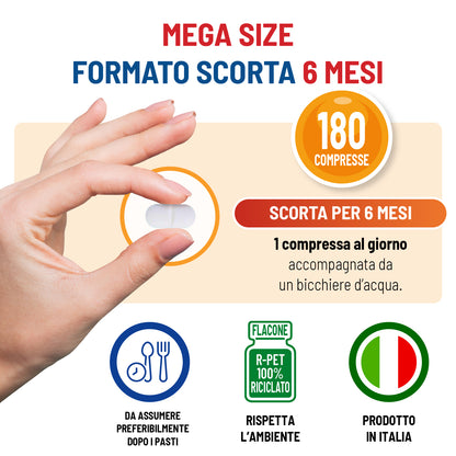 Vitamina C 1000 Mega size Scorta per 6 mesi