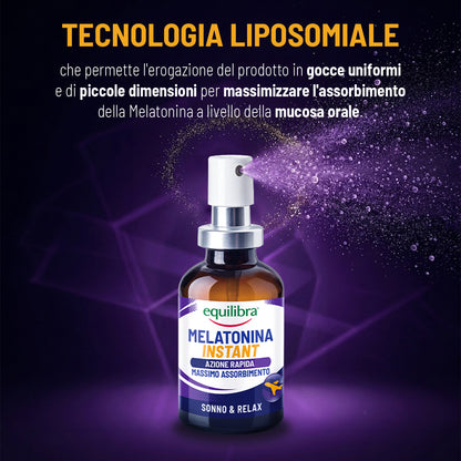 Melatonina spray per dormire con azione rapida