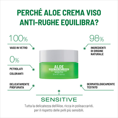 Crema Viso Anti-rughe Aloe Effetto Filler