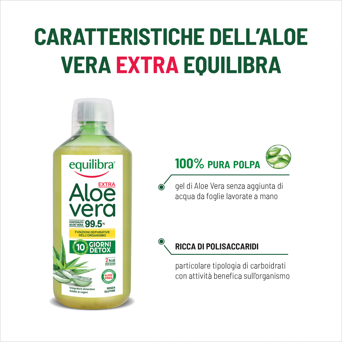 Aloe Vera Extra 99,5% 10 Giorni Detox