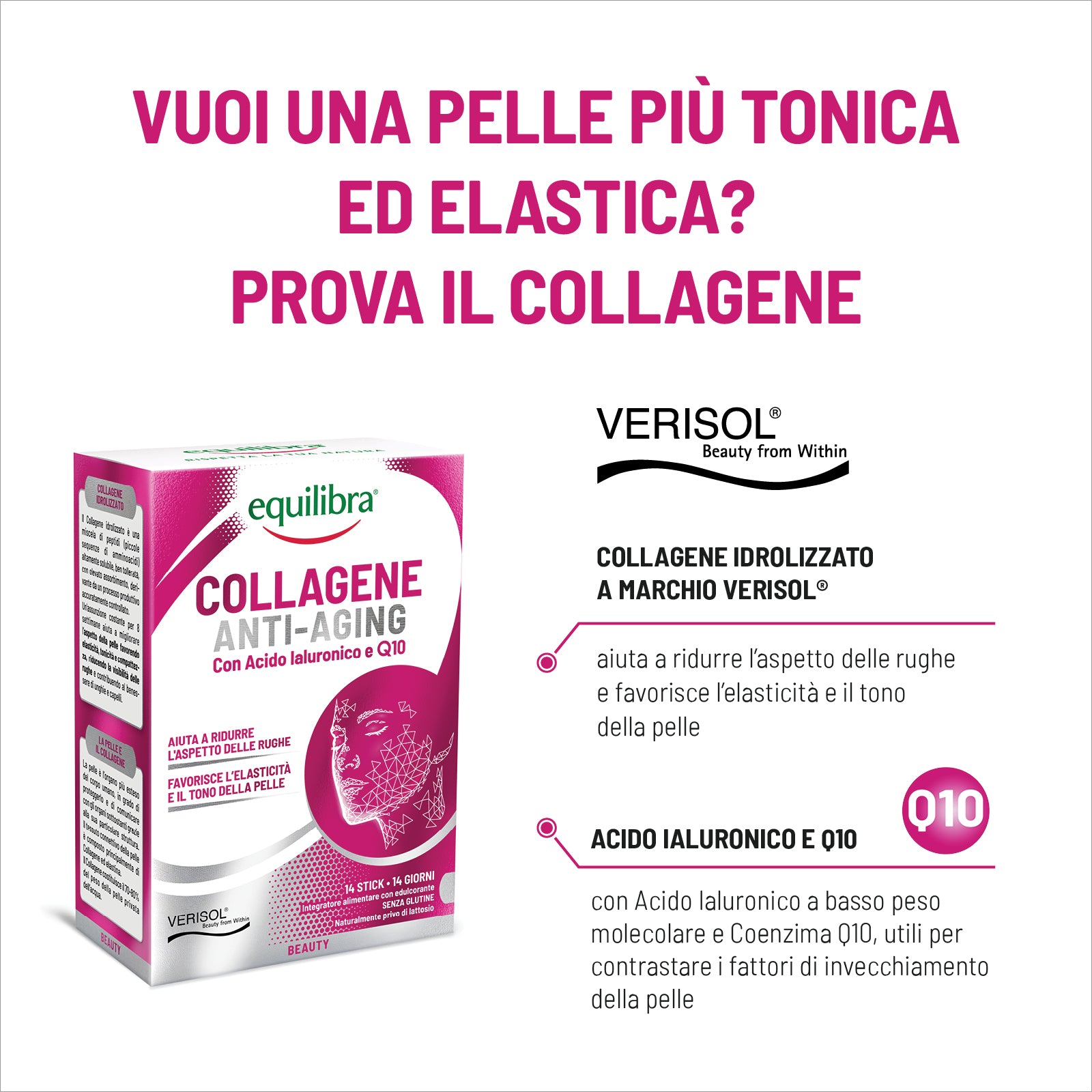 Collagene Anti-Aging per la pelle e la bellezza