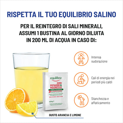 Bundle x3 Potassio e Magnesio Zero 3 Formula Potenziata per il reintegro dei sali minerali