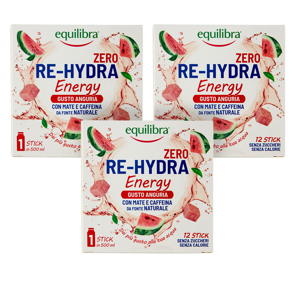 Bundle x3 Re-Hydra Energy con Matè e Caffeina - Gusto Anguria