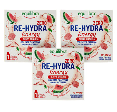 Bundle x3 Re-Hydra Energy con Matè e Caffeina - Gusto Anguria