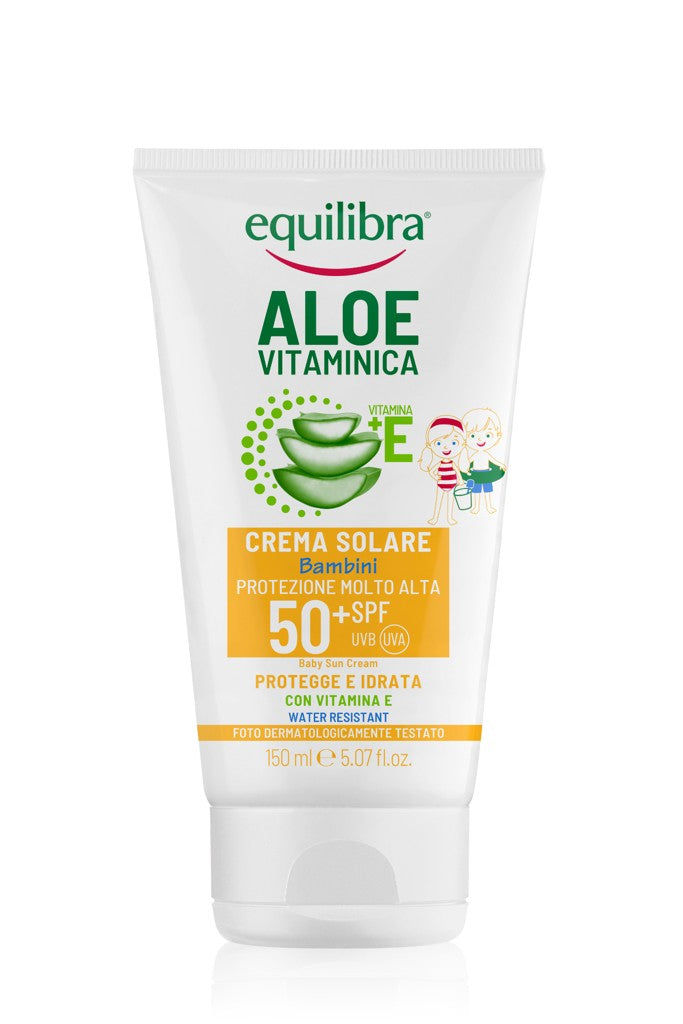 Crema Solare Bambini SPF 50+ Aloe Vitaminica